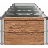  Povišeni vrtni krevet Drvena smeđa 400 x 40 x 24 cm | shoptok.hr