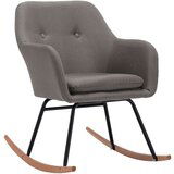 The Living Store Gugalni stol svetlo sivo blago - Gugalni Stol, (21420633) | Shoptok.si