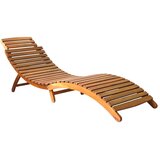  Vrtna ležaljka za sunčanje s jastukom masivno bagremovo drvo | shoptok.hr