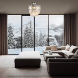  Luster na šipci ASPEN 6xE14/40W/230V matni hrom | Eponuda.com