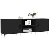 TV ormarić crni 150 x 30 x 50 cm od konstruiranog drva | shoptok.hr
