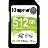 Kingston spominska kartica Canvas Select Plus SD 512GB