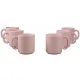 Kütahya Porselen Komplet 6 roza skodelic Kütahya Porselen Classic, 330 ml