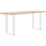  Noge za jedilno mizo v obliki ?rke U, 2 kosa, bele barve, 50 x (72-73) cm, jeklo | Shoptok.si