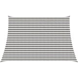 Senčna platna Svetlo siva in bela. 3 / 4 x 3 m HDPE, (5000241329) | Shoptok.si