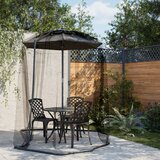  Mreža protiv komaraca za suncobran 220 crna Φ 300 x 230 cm | shoptok.hr