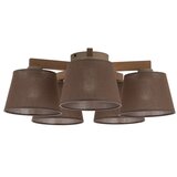 Brilagi plafonski luster latte sabia 5xE27/15W/230V borovina/smeđa | Eponuda.com