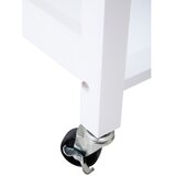 Premier Housewares Kolica za posluživanje na kotačima od masivnog kaučuka 48x105 cm Frankfurt – | shoptok.hr