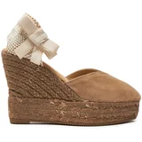 Manebi Espadrile Hamptons Heart-Shaped Wedge Espadrilles W 1.6 WH Bež