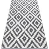 RugsX Preproge Preproga SKETCH - F998 krem/siva - Kvadrati 180x270 cm Bež | Shoptok.si