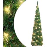 vidaXL Umetna novoletna jelka pop-up 50 LED diod zelena 120 cm | Shoptok.si