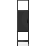 vidaXL Visoka ploča crna 35,5x35x139 cm Konstruirano drvo i metal | shoptok.hr