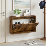  Ormar za cipele na zidu ZWOLLE 71 x 17 x 43 cm Dimljeni hrast - Dimljeni hrast | shoptok.hr