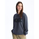LC Waikiki Women's Crew Neck AC/DC Printed Long Sleeve Oversize Sweatshirt | ePonuda.com