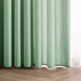 Restilo Mentolno zelena zavesa za delno zatemnitev 140x250 cm Carli Tie – | Shoptok.si