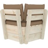  Vrtna kutna sofa od paleta s jastucima impregnirana smrekovina | shoptok.hr