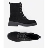 Shelvt Comfortable black workers on a flat sole | Shoptok.si