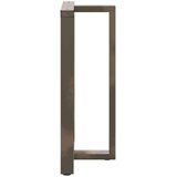  noge barske mize t-oblike 2kosa naravno jeklo 60x35x(100-101)cm, (21828285) | Shoptok.si