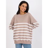 RUE PARIS Blouse-RV-BZ-7556.68-dark beige | shoptok.hr