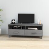 vidaXL TV ormarić tamnosivi 106 x 40 x 40 cm od masivne borovine Cijene