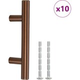  Ručke za ormarić 10 kom brončane 64 mm od nehrđajućeg čelika | shoptok.hr