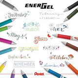 Pentel roler gel EnerGel BL77-G 0.7mm, rumena | Shoptok.si
