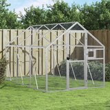 vidaXL Kavez za ptice srebrni 1 79x3x1 85 m aluminijski Cijene