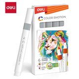 Deli MARKER AKRILNI SIVI 130 COLOR EMOTION EC193A-Gray | Eponuda.com