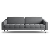 Makamii Siva žametna sedežna garnitura 238 cm Nalu – | Shoptok.si
