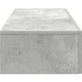 vidaXL Stenska polica s predali betonsko siv 60x26,5x15 cm inž. les | Shoptok.si
