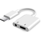 INF Zvočni adapter TYPE-C na 3,5 mm s polnilnimi vrati, (21537574) Cene