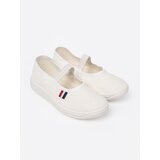 Shelvt Lightweight white shoes with elastic belt | Shoptok.si