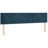 Krevet s oprugama i madracem tamnoplavi 200x200 cm baršunasti | shoptok.hr
