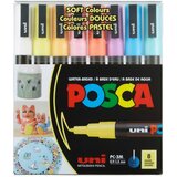 Marker Uni PC-3M POSCA, set 8/1 Pastel | shoptok.hr
