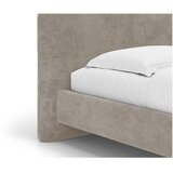 Micadoni Bež tapecirani bračni krevet s podnicom 140x200 cm Vera – | shoptok.hr