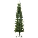 vidaXL Umjetno usko božićno drvce sa stalkom 210 cm PE | shoptok.hr