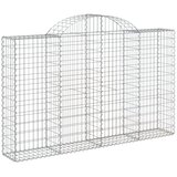  Lučne gabionske košare 20kom 200x30x120/140cm pocinčano željezo | shoptok.hr