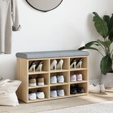  Klupa za cipele Sonoma hrast 82x32x50 cm Konstruirano drvo | shoptok.hr