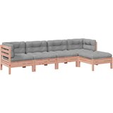  5-dijelni set vrtnih sofa s jastucima masivno drvo duglazije | Eponuda.com