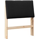  Tapecirani uzglavlje Crna 75 cm Čvrsto borovo drvo | shoptok.hr