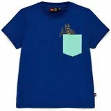Lego Otroška bombažna kratka majica mornarsko modra barva