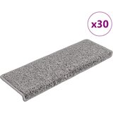 vidaXL Prostirke za stepenice 30 kom 65x21x4 cm sive | shoptok.hr