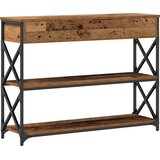  Konzolna stolica s ladicama Staro drvo 100 x 28 x 75 cm | Eponuda.ba