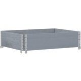 Furnova Vrtno korito sivo 80x60 cm trdna borovina, (21920795) | Shoptok.si