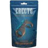 Erecto 2u1 prsten za penis (crni) | shoptok.hr