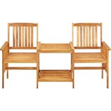  Vrtne stolice sa stolićem 159x61x92 cm masivno bagremovo drvo | shoptok.hr