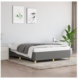  Posteljni okvir temno siv 140x190 cm blago | Shoptok.si