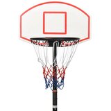 Košarkaški stalak bijeli 216 - 250 cm od polietilena | Eponuda.com