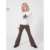 Sinsay Pamučne flare traperice s leopard uzorkom | shoptok.hr