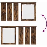 Vješalica za kapute na zidu Dimljeni hrast 85 x 10 x 45 cm | shoptok.hr